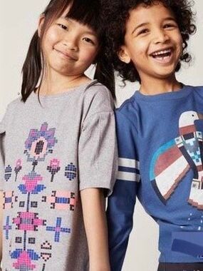 Tea Collection Toddler Girls Heather Grey Dakota Graphic Dress Size 4 NWT